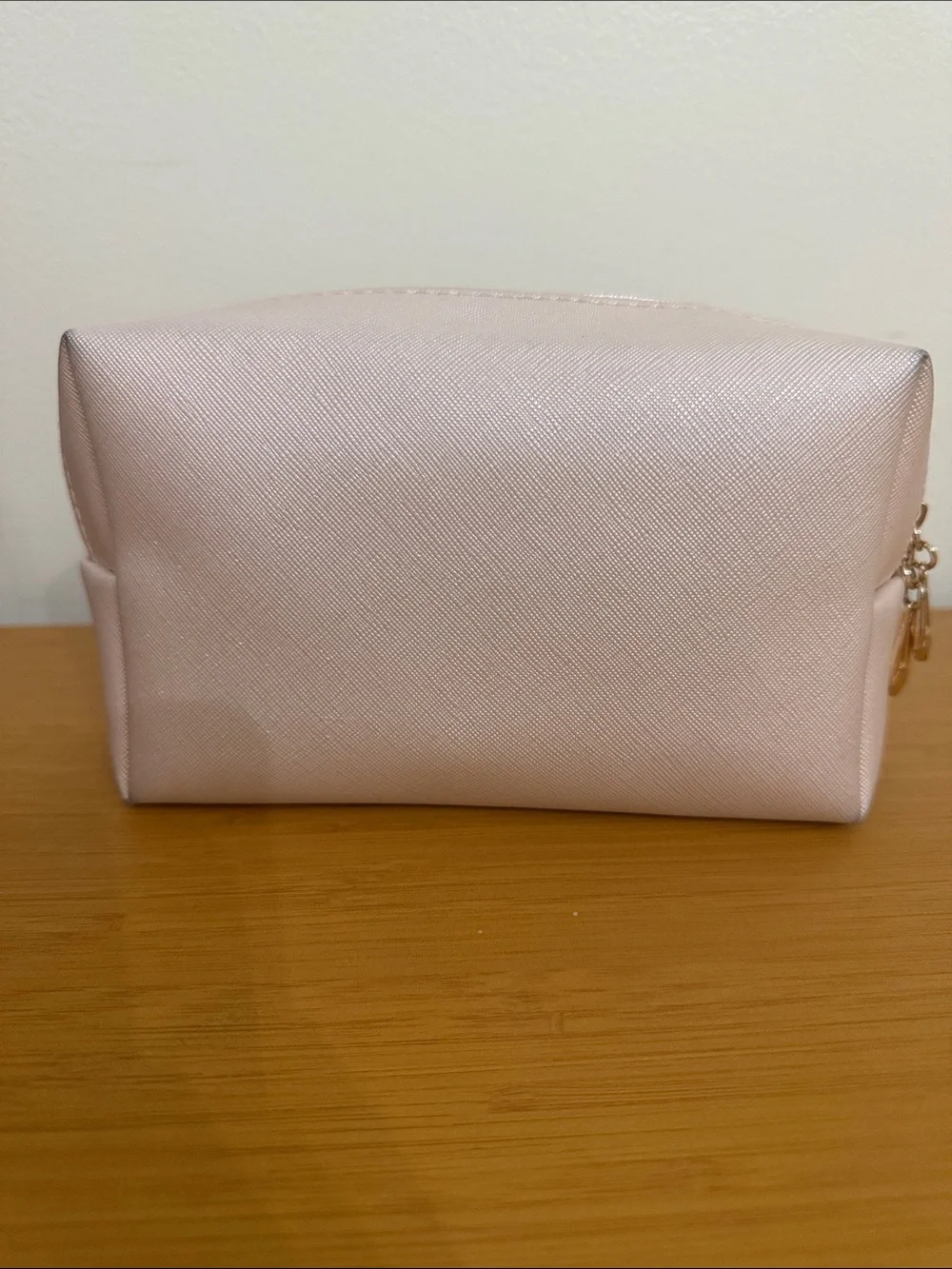Light Pink Pouch Travel Makeup Bag Multipurpose Cosmetic